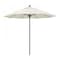 California Umbrella 9' Black Aluminum Market Patio Umbrella, Sunbrella Canvas 194061335352 - alternate 1